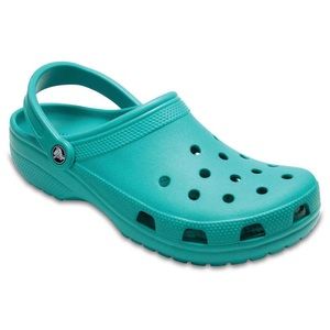 Teal Crocs